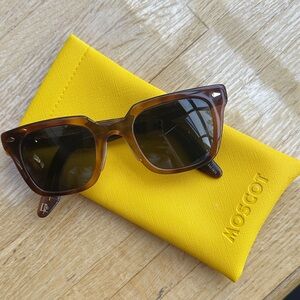 Moscot Originals NYC Tortoiseshell Sunglasses - Brown